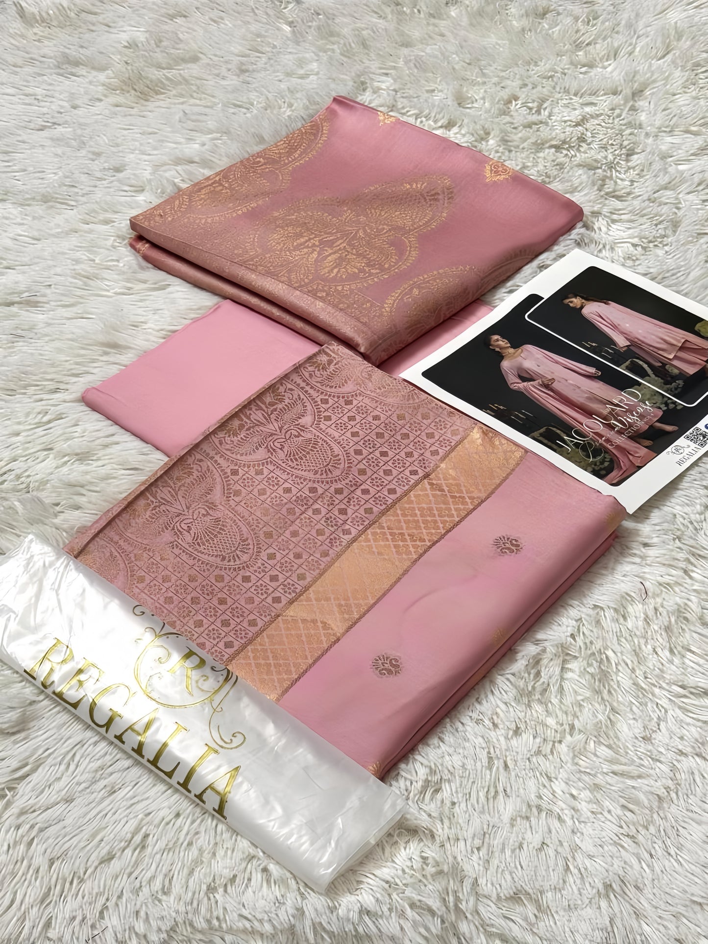 Rosé Glow – Baby Pink Suit
