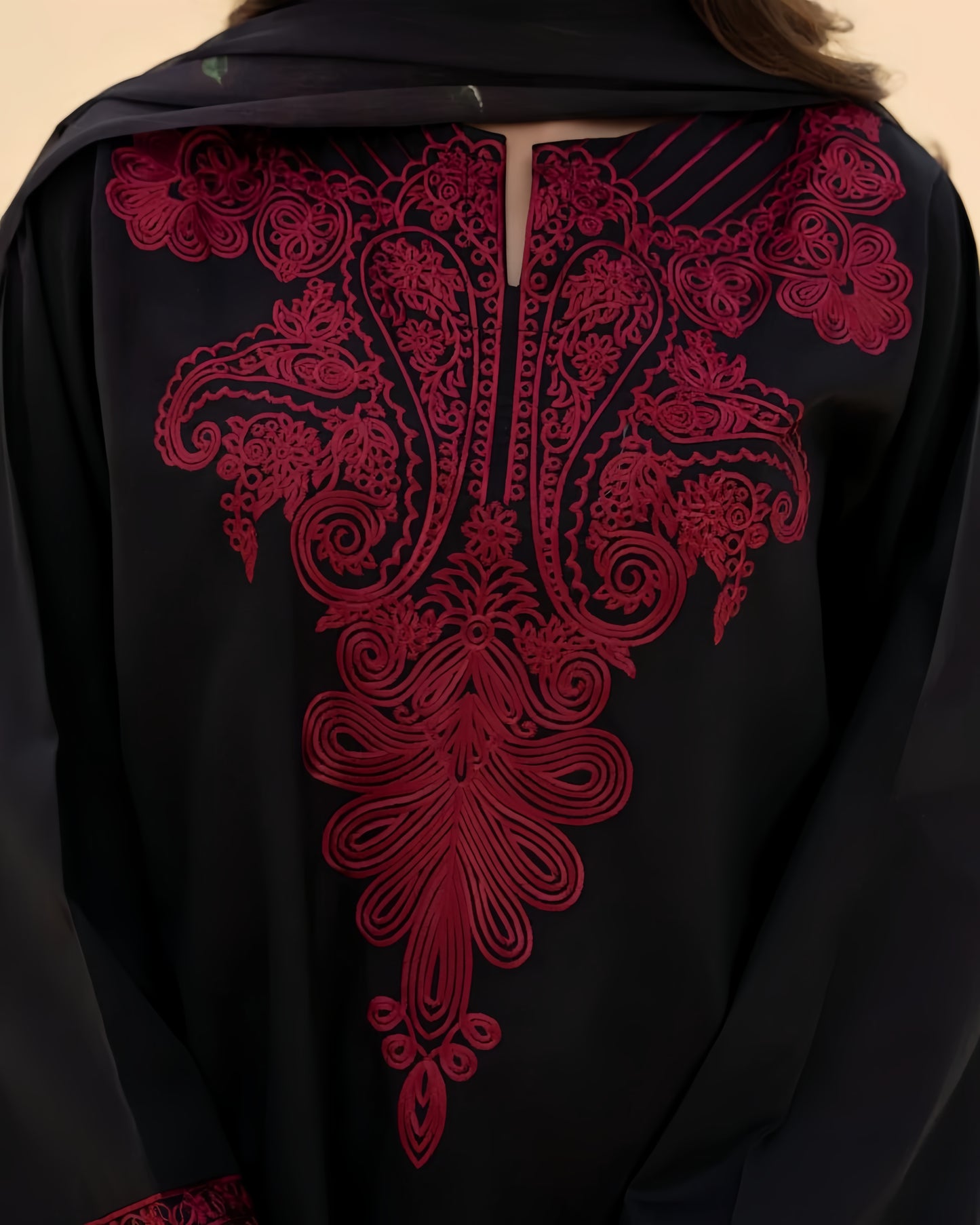 Sapphire Premium Dhanak Two-Piece Embroidered Suit