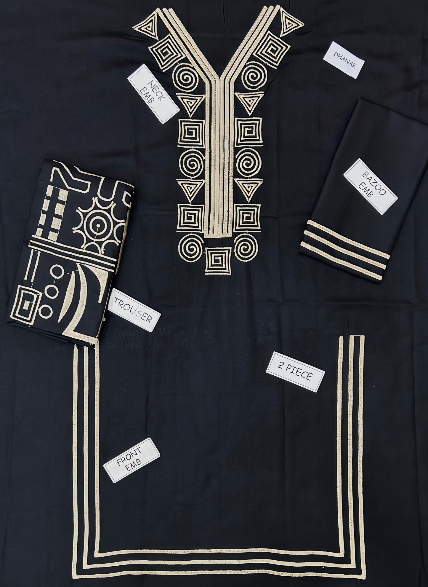 Lulusar Most Demanding Edition - 2PCS Unstitched Dhank Suit