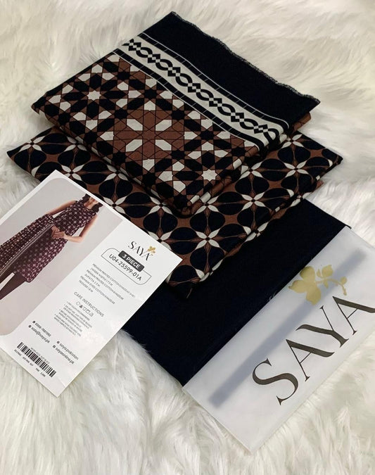 Noir Luxe – Classic Embroidered Suit