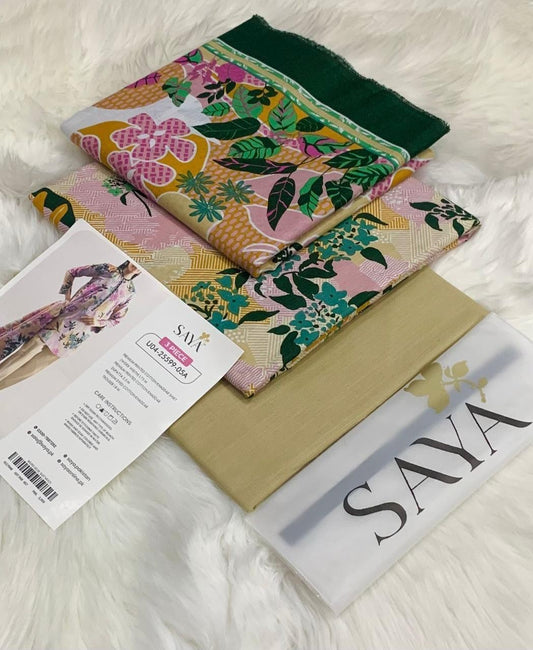 Olive Bloom – Festive Printed Suit