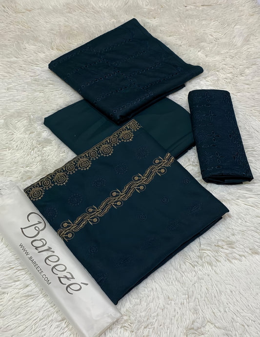 Teal Charm – Peacock Blue-Green Suit