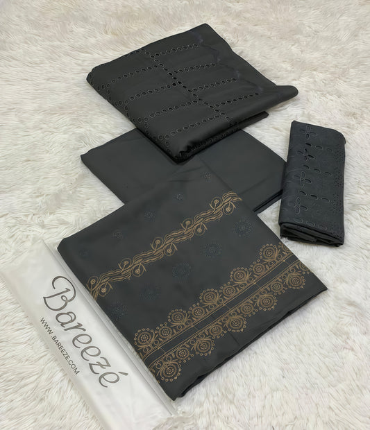 Charcoal Grace – Grey Suit