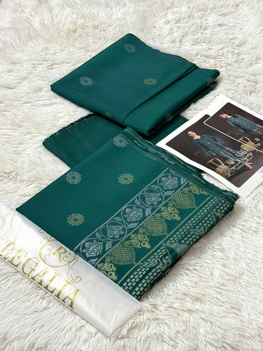 Emerald Charm – Bottle Green Suit