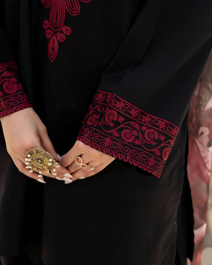 Sapphire Premium Dhanak Two-Piece Embroidered Suit