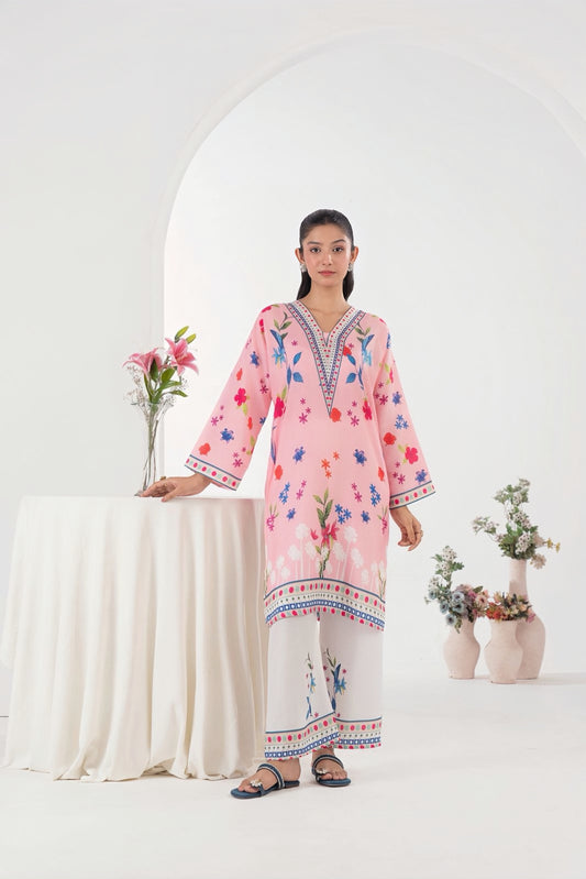 Floral Printed 3-Piece Suit