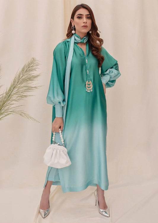 Ombre Green 3-Piece Suit