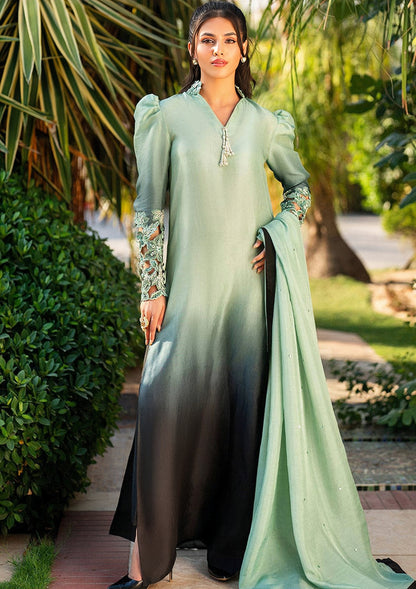 Ombre Green 3-Piece Suit