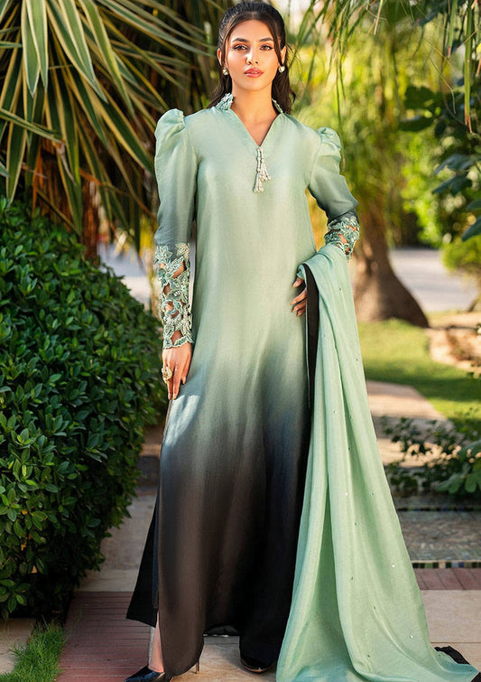 Ombre Green 3-Piece Suit
