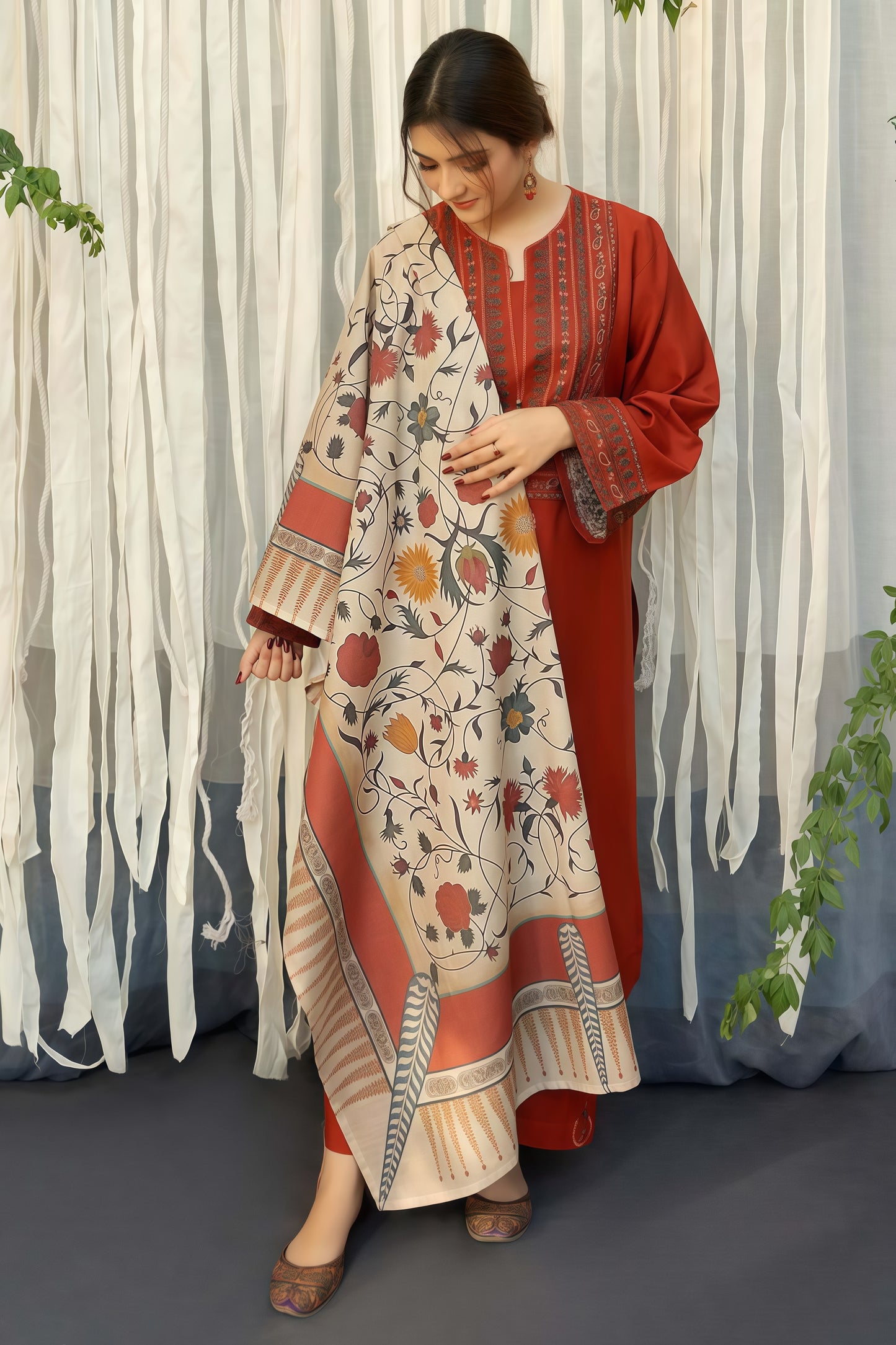 Aisling Most Demanding Edition - 3PCS Unstitched Dhank Suit