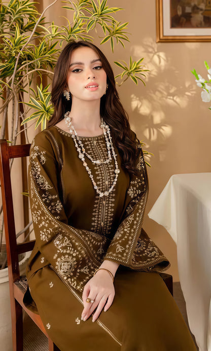 Fully Embroidered DHANAK 2Pc