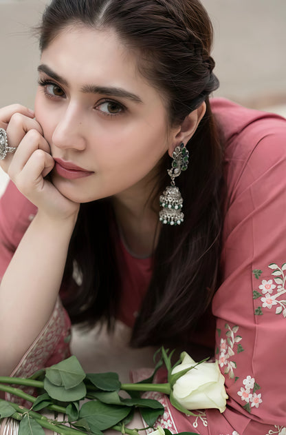 Fully Embroidered DHANAK 2Pc